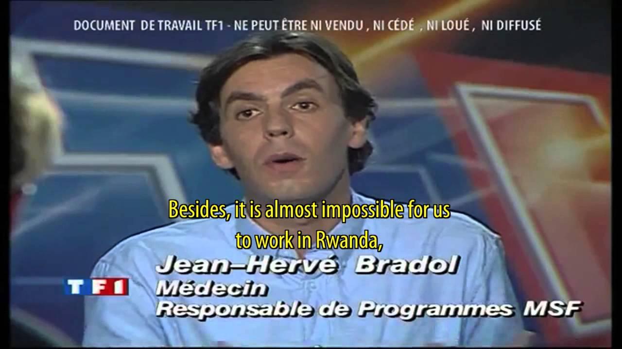 199 French TV interview with Jean-Herve Bradol on Rwandan genocide and refugee crisis Thumbnail