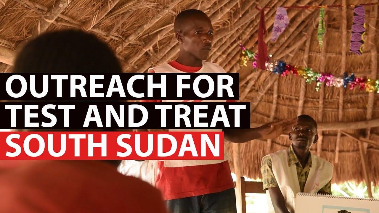 Community outreach spreads the word about test and treat in South Sudan Thumbnail